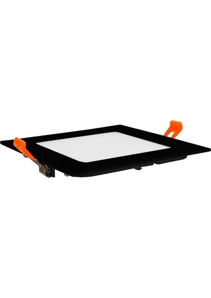 MX-1030B - 6W 6500K Soğuk Beyaz | Siyah Kasa Sıva Altı Kare LED Panel