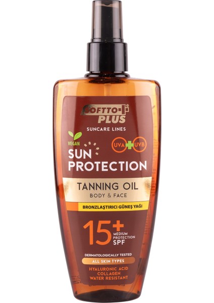 Bronzlaştırıcı Güneş Yağı 15 SPF 200 ml