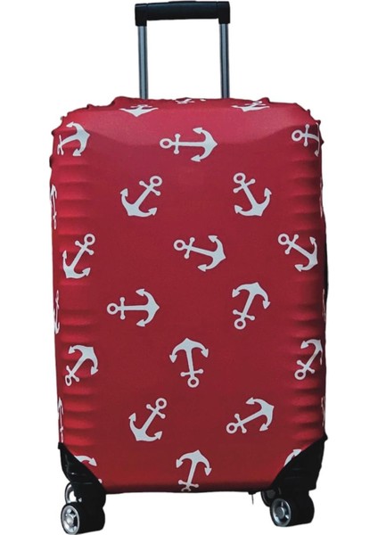Valiz Bavul Koruyucu Kılıfı Kırmızıçapa