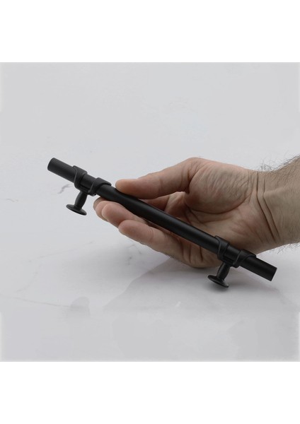 Maça Siyah Metal Kulp 128 Mm-12,8 cm Mobilya Çekmece Mutfak Dolabı Dolap Kulpları Kulbu Kulpu modelleri
