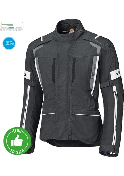 4-Touring 2 Korumalı Çocuk Motosiklet Montu Siyah / Beyaz