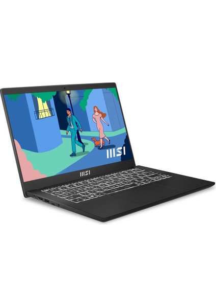 Msı Modern 14 Intel Core I7 1255U 16GB 512GB SSD Freedos 14" Intel® Iris® Xe Graphics Fhd IPS Taşınabilir Bilgisayar C12MO1039XTRF01 + Zetta Çanta