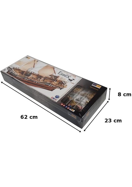 12006 1/60 Ölçek, Essex Yelkenli Tekne Ahşap Model Kiti indirimleri