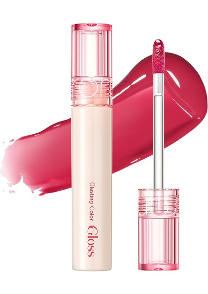 Rom&nd Glasting Color Gloss 08 Cherry Up/ Dudaklara Canlı Parlaklık Veren Uzun Süre Kalıcı Tint