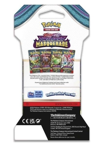 Tcg Twilight Masquerade Sleeved Tek Booster Paket