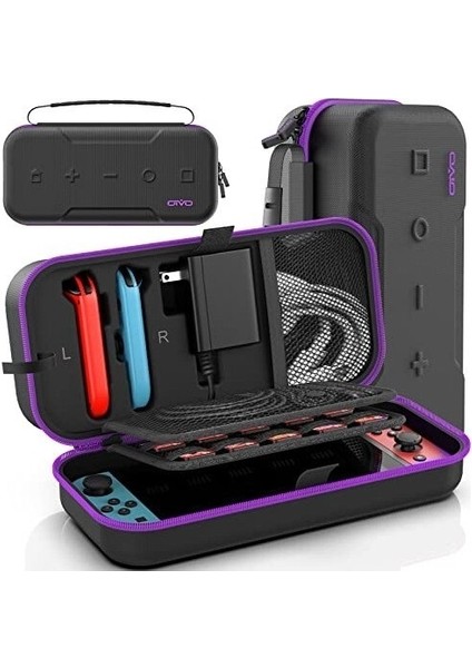 Switch OLED Uyumlu Adaptör Için Batching Çantası - Kırmızı (Yurt Dışından)