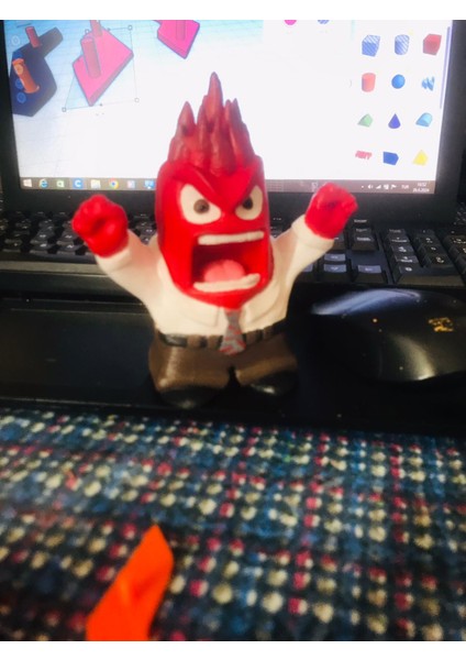 3D Öfke Figürü