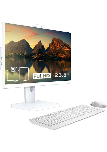 XSR679 I5 4440 8gb Ram 128GB SSD 23.8" Webcam + Wifi Pivot All In One Bilgisayar