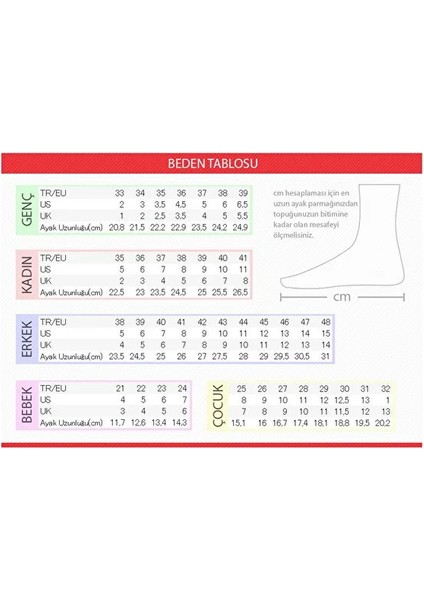 232 1307 Anaatomik Ürün Hafif Rahat Çırtlı Spor Ayakkabı Beyaz