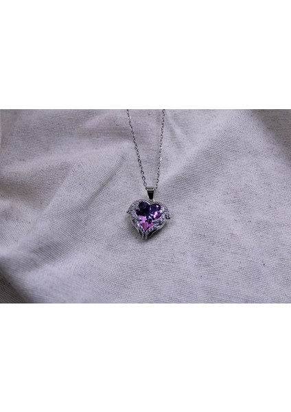 Yeni Sezon Okyanus Kalbi Çelik Kolye