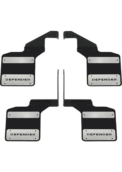 Metal Kauçuk Ön ve Arka Çamurluklar Çamurluklar Traxxas Trx4 Defender D110 1/10 Rc Cawler Araba Yükseltme Parçaları (Yurt Dışından)