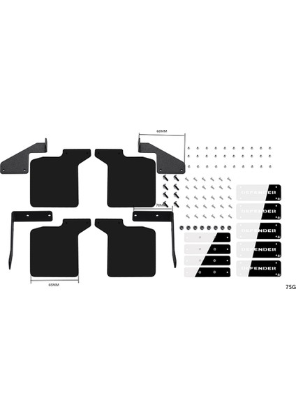 Metal Kauçuk Ön ve Arka Çamurluklar Çamurluklar Traxxas Trx4 Defender D110 1/10 Rc Cawler Araba Yükseltme Parçaları (Yurt Dışından) fiyatları
