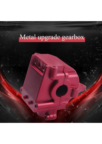 Metal Dalga Kutusu Dişli Kutusu Kabuk Kapağı Diferansiyel Konut 144001-1254 Wltoys 144001 1/14 Rc Araba Parçaları, Kırmızı 2 Adet (Yurt Dışından) modelleri