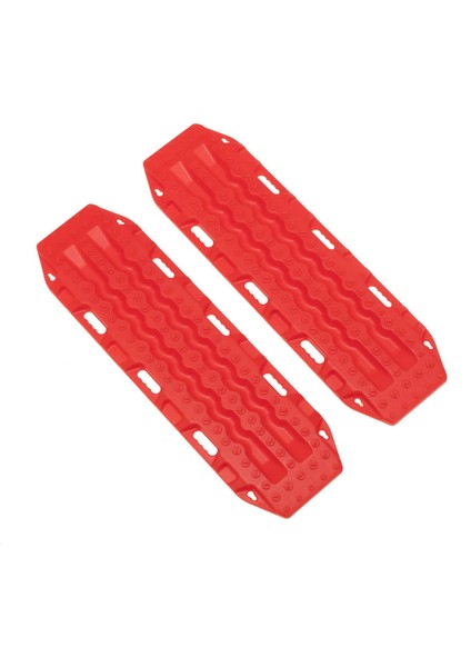 2 Adet Kum Merdiveni Kurtarma Rampası Kurulu Kaçış Kurulu 1/10 Rc Paletli Araba Eksenel SCX10 Traxxas Trx4 Yükseltme Parçaları, Kırmızı (Yurt Dışından)