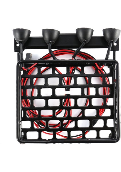 Metal 115X107MM Bagaj Taşıyıcı Tavan Portbagajı Spot ile Tamiya CC01 CR01 RC4WD D90 Eksenel SCX10 1/10 Rc Paletli Araba (Yurt Dışından) indirimleri