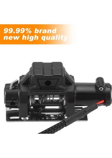 Metal Çelik Tel Otomatik Simüle Vinç 1/10 Rc Paletli Araba Eksenel SCX10 90046 Traxxas Trx4 D90 Redcat, Siyah (Yurt Dışından) fırsatları