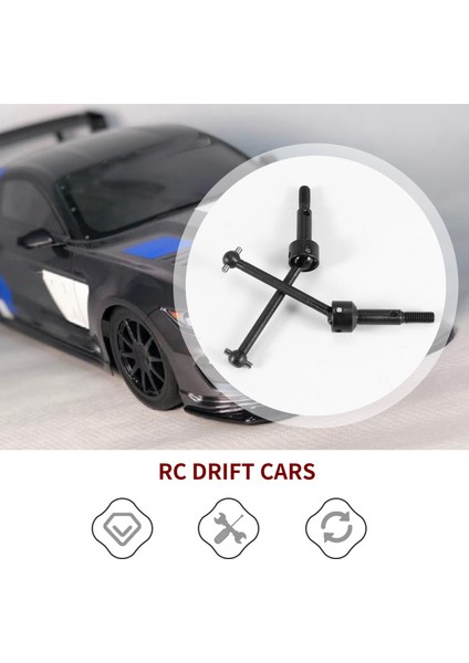 Metal Evrensel Salıncak Mili Cvd 53792 1/10 Rc Araba Için Tamiya Tt-01 TT01 Tt-02 TT02 TA04 Yükseltme Parçaları (Yurt Dışından) modelleri