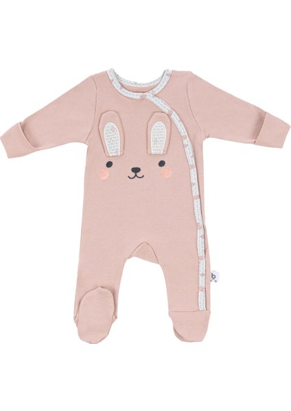 Hero Uzun Kollu Nakışlı Bebek Tulumu Bunny