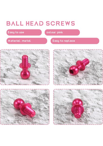 20 Adet Metal M3 Altıgen Başlı Vidalar Tamiya Tt-01 Tt-02 Sakura D4 D5 1/10 Rc Drift Araba Yedek Parçaları Evrensel, 2 (Yurt Dışından) modelleri