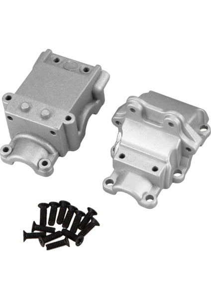 Metal Dalga Kutusu Dişli Kutusu Üst ve Alt Kapak 144001-1254 1/14 Wltoys 144001 Rc Araba Yedek Parçaları, Gümüş (Yurt Dışından)