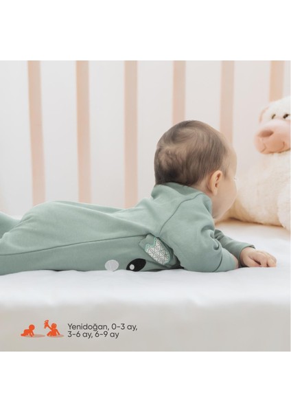 Hero Uzun Kollu Nakışlı Bebek Tulumu Bunny
