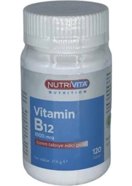 Vitamin B12 Vitamini 120 Tablet