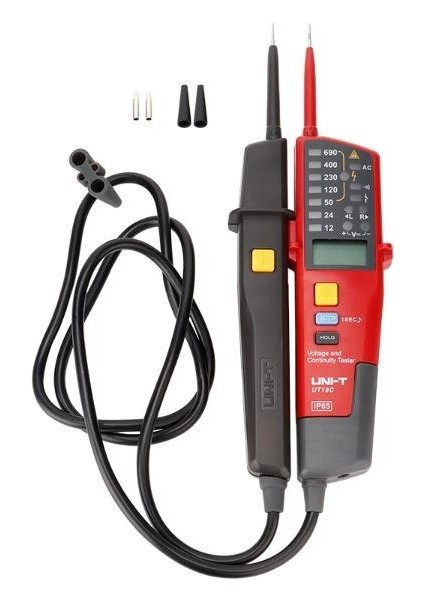Ut 18C Ac Dc Gerilim Test Voltaj ve Süreklilik Test Cihazı