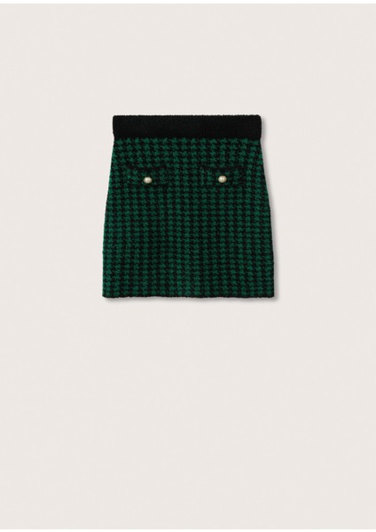 Houndstooth Mini Etek