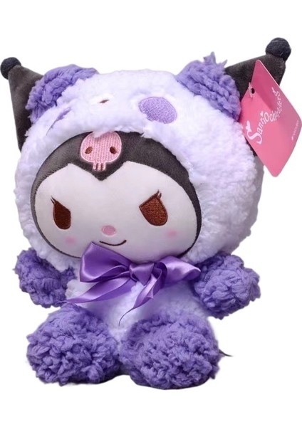 Panda Dönüşüm Serisi Kuromi Melody Tarçın Köpek Peluş Oyuncak Bebek Bebek Yüzüğü (Yurt Dışından)