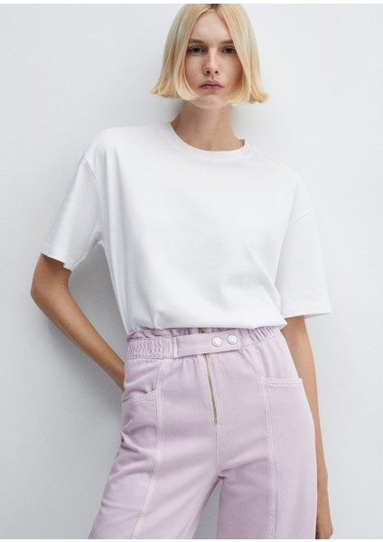 Elastik Belli Bol Paça Pantolon modelleri