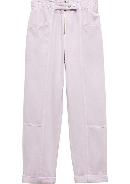 Elastik Belli Bol Paça Pantolon