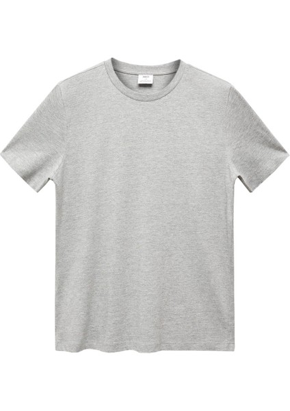 Man Basic Comfort Strech Pamuklu Tişört