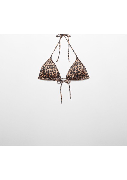 Leopar Bikini Üstü