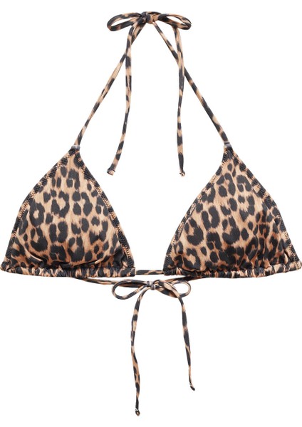 Leopar Bikini Üstü