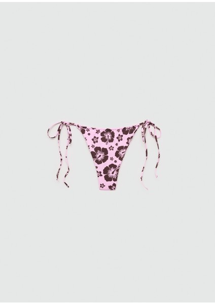 Çiçek Desenli Bikini Altı