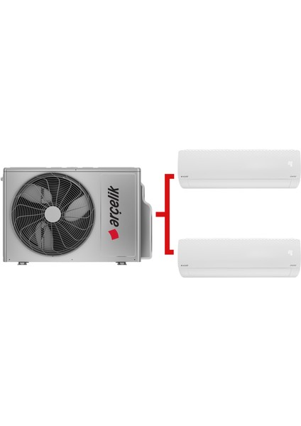 ZM30105 MD + Z40612 MD + Z40624 MD A++ 2 12000 BTU 24000 BTU +1 - 30000 BTU Multi Inverter Klima