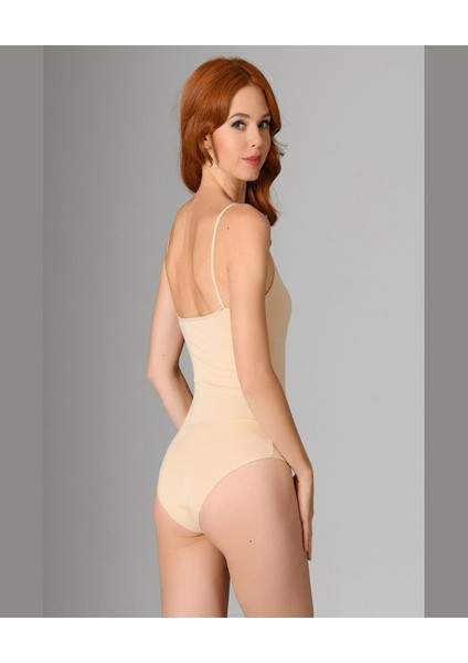 Intive Lingerie Nbb Ince Askılı V Yaka Çıtçıtlı Body/atlet -2935