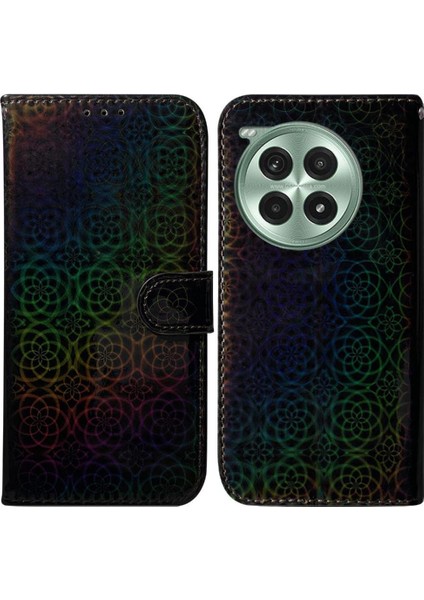 Oneplus Ace 3 Pro Için Flip Case Standı Tutucu Glitter Renkli Premium Pu (Yurt Dışından)