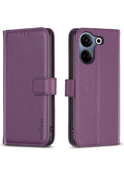 Tecno Camon 20 Cüzdan Iş Için Flip Case Çok Renkli Deri Kılıf Kartı (Yurt Dışından)