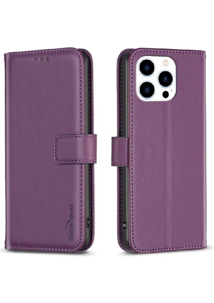 IPhone 15 Pro Çoklu Kart Yuvası Çok Renkli Iş Cüzdanı Için Flip Case (Yurt Dışından)