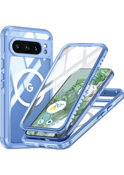 Google Pixel 9 Pro Xl Pet Koruyucu Film Için Miracase Manyetik Kılıf (Yurt Dışından)