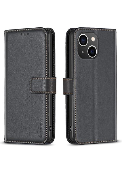 IPhone 15 Için Flip Case Artı Çok Renkli Deri Kılıf Çoklu Kart Yuvası (Yurt Dışından)
