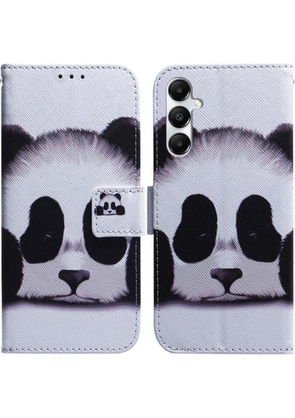 Samsung Galaxy A05S Manyetik Kapatma Boyalı Kart Yuvaları Pu Için Flip Case (Yurt Dışından)