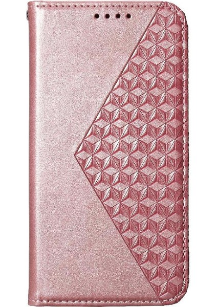 Xiaomi Poco M6 Pro 4g Için Flip Case El Kayışı Standı Günlük Kullanım Eşkenar Dörtgen (Yurt Dışından)
