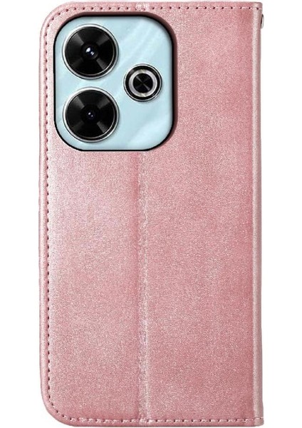 Xiaomi Poco M6 Pro 4g Için Flip Case El Kayışı Standı Günlük Kullanım Eşkenar Dörtgen (Yurt Dışından)