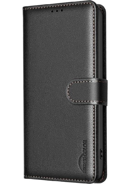Xiaomi Poco X6 Pro Pu Deri Kart Tutucu Kickstand Cüzdan Için Flip Case (Yurt Dışından)