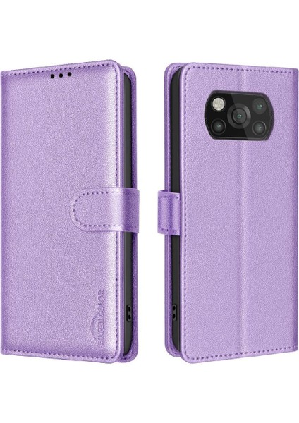 Xiaomi Poco X3 Nfc Cüzdan Manyetik Kart Tutucu Kickstand Pu Için Flip Case (Yurt Dışından)