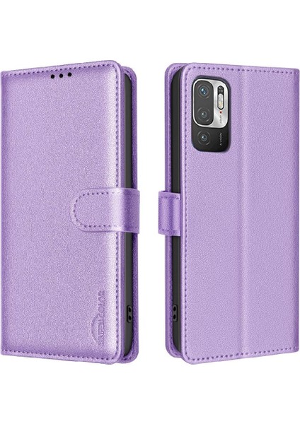 Xiaomi Poco M3 Pro Manyetik Pu Deri Rfıd Engelleme Cüzdan Için Flip Case (Yurt Dışından)