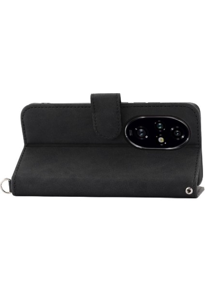 Onur Için Flip Case 200 Pro Çoklu Kredi Kartı Yuvaları Bileklik Kabartmalı (Yurt Dışından) fiyatları