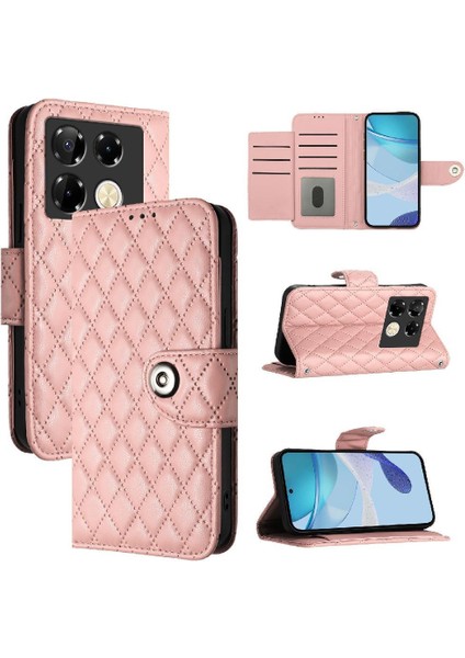 Infinix Not 40 Pro 4g Darbeye Dayanıklı Şık Koruyucu Bilek Şeridi Için Kılıf (Yurt Dışından)